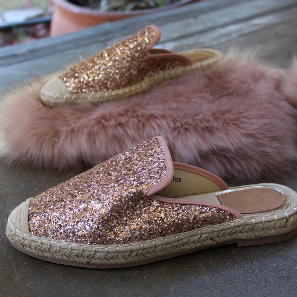 🆕//The Breezy// Mauve Glitter Mule/ Slide - Picture 6 of 8